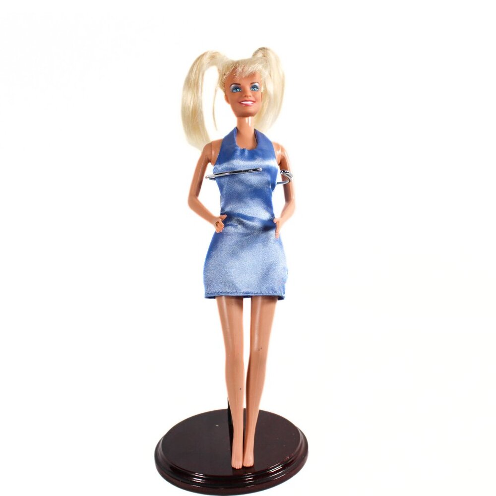 Vintage 1998 Spice Girls On Tour Baby Spice Doll – Emma Bunton, Blue Dress